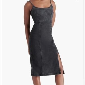 Steve Madden Black Denim Dress